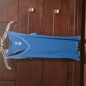 Roral blue tank top size Medium